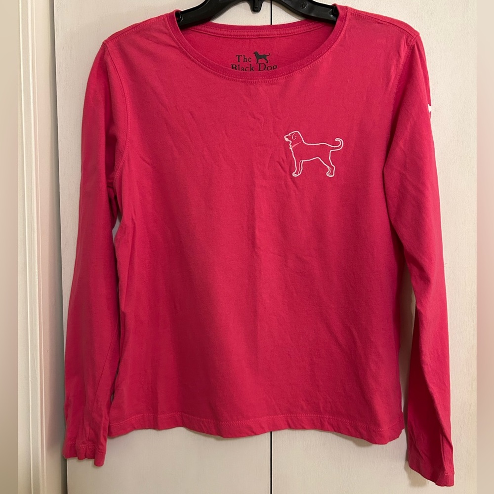 The Black Dog long sleeve t-shirt hot pink woman’s x small